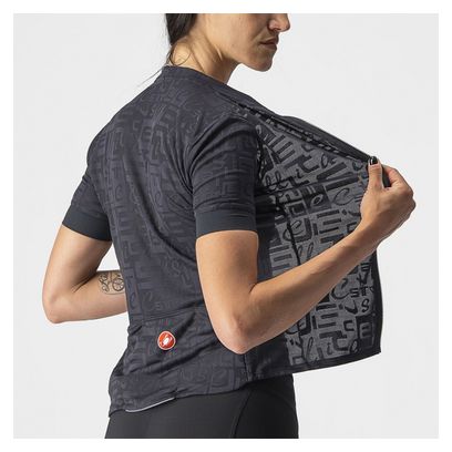 Castelli Promessa Jacquard Jersey Zwart