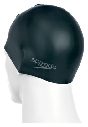 Speedo Molded Silicon Cap Schwarz