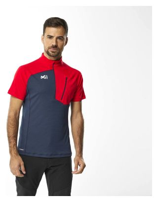 T-Shirt Millet Morpho Homme Rouge Bleu