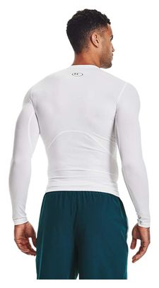 Under Armour Heatgear Armour White Compression Long Sleeve Jersey