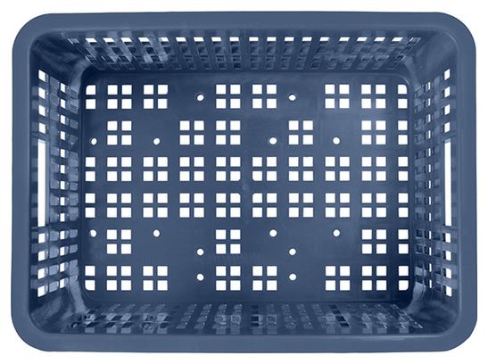 BASIL Caisse À Vélo Petite - 25 Litres 40 X 29 X 21 Cm - Blue Stone