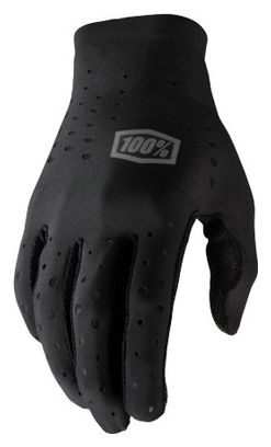Long Gloves 100% Sling Black