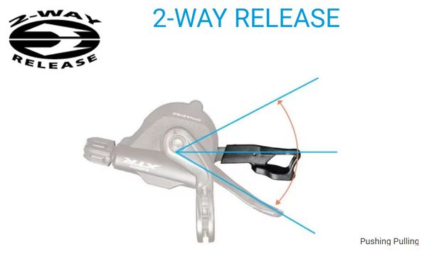 Shimano Cues SL-U6000-11R Rechtershifter (Optische Versnellingsweergave) 11S Zwart