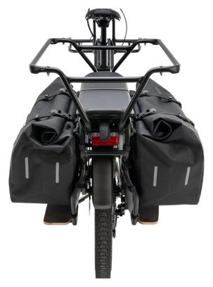 Acid Pro 45/2 Longtail 90L (2x45L) Fahrradtaschenpaar für Cube Longtail Hybrid Schwarz