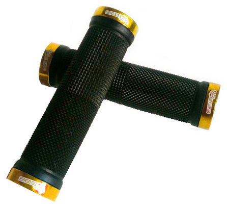 Coppia di KHEOPS SB3 Manopole Lock On Black Gold