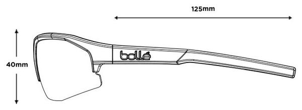 Bollé Bolt 2.0 Brille Phantom Mattschwarz / Klargrün