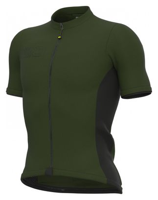 Maglia manica corta Alé Color Block Verde oliva