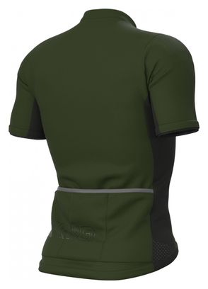 Maglia manica corta Alé Color Block Verde oliva
