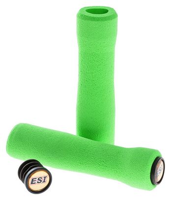 Paire de Grips ESI FIT XC Silicone Vert