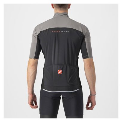 Castelli Perfetto RoS 2 Wind Kurzarmtrikot Hellgrau/Dunkelgrau