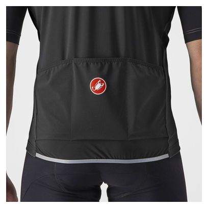 Castelli Perfetto RoS 2 Wind Kurzarmtrikot Hellgrau/Dunkelgrau