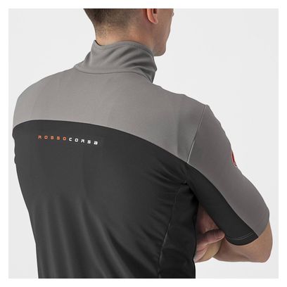 Castelli Perfetto RoS 2 Wind Kurzarmtrikot Hellgrau/Dunkelgrau