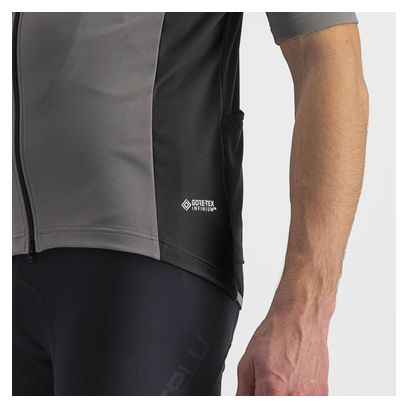 Castelli Perfetto RoS 2 Wind Short Sleeve Jersey Light/Dark Grey