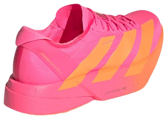 Zapatillas de running adidas Adizero Adios Pro 4 rosa/naranja para mujer
