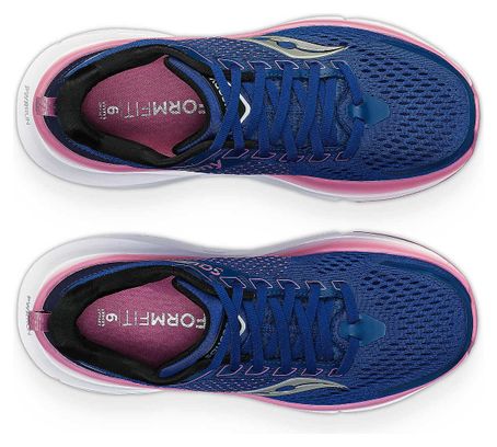 Saucony Guide 17 Running Shoes Large Blue/Pink Women