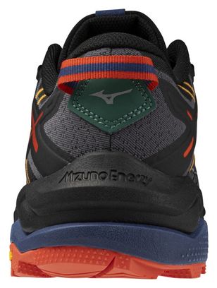 Mizuno Wave Mujin 10 Trail Shoes Black/Blue/Orange Uomo