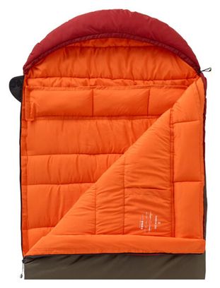 Sac de Couchage Trekking Vanoise 230 Gris et rouge Wilsa