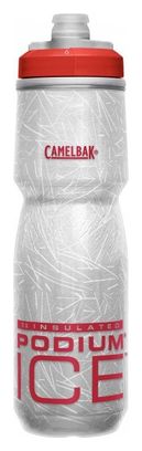 Camelbak Podium Ice 620 ml Wasserflasche Weiß / Rot