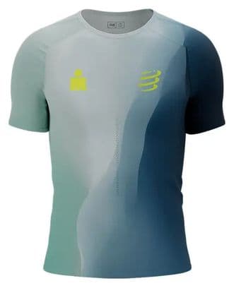 Maglia a maniche corte Compressport Ironman Performance Blue