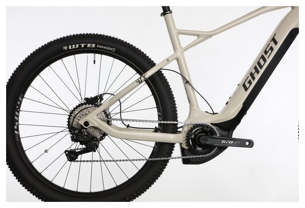VTT Électrique Semi Rigide Ghost Hybrid HTX 4.7+ Shimano Deore 10 V 500wh 27.5' Beige - Vélo D'Exposition