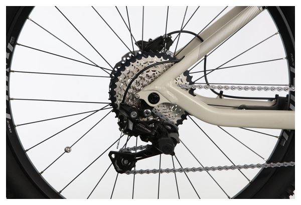 VTT Électrique Semi Rigide Ghost Hybrid HTX 4.7+ Shimano Deore 10 V 500wh 27.5' Beige - Vélo D'Exposition