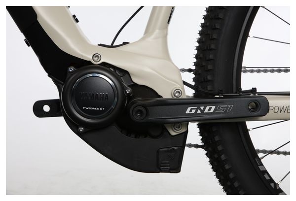 VTT Électrique Semi Rigide Ghost Hybrid HTX 4.7+ Shimano Deore 10 V 500wh 27.5' Beige - Vélo D'Exposition