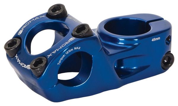 Potence BMX PROMAX impact top load alu mini 1  22.2mm blue
