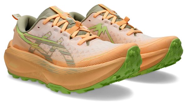 Asics Trabuco Max 4 Orange/Green Men's Trail Running Shoes