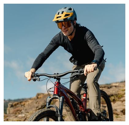 Smith Pilot Mips Mountain Bike Helmet, Blue/Orange