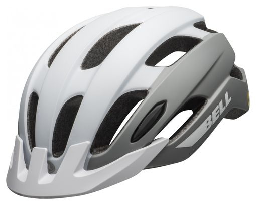 Casco Bell Trace Mips Bianco Opaco Argento