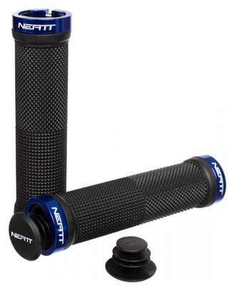 NEATT Pair of RACE Grips Black Blue