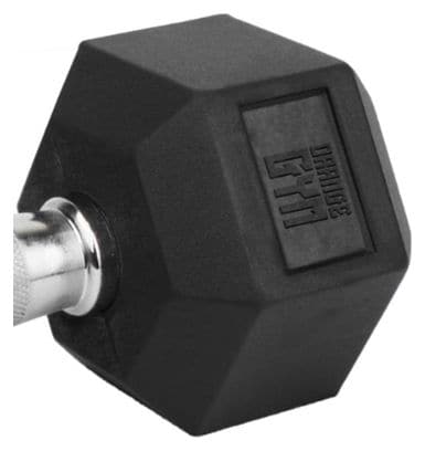 Orange Gym Haltère hexagonale 22 5 kg Noir