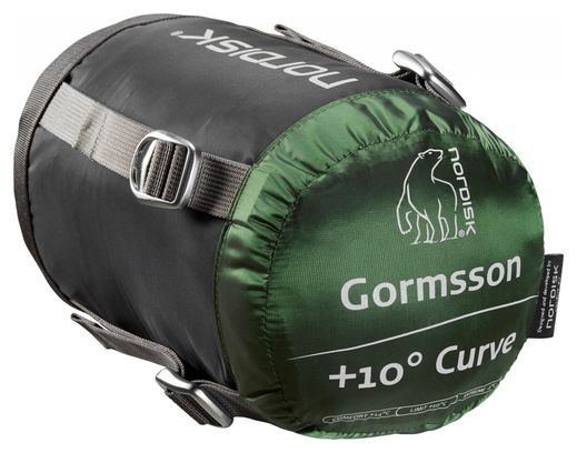 Nordisk Gormsson 10° Curve Sleeping Bag Medium Green