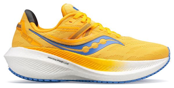 Saucony Triumph 20 Yellow Blue Women's Running Shoes