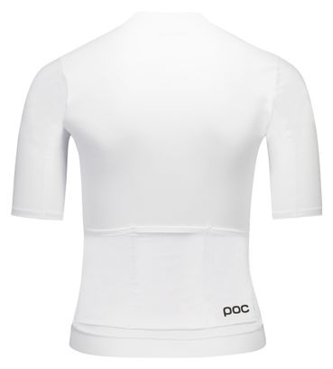 Kurzarm-Trikot Poc Cadence Weiß Damen