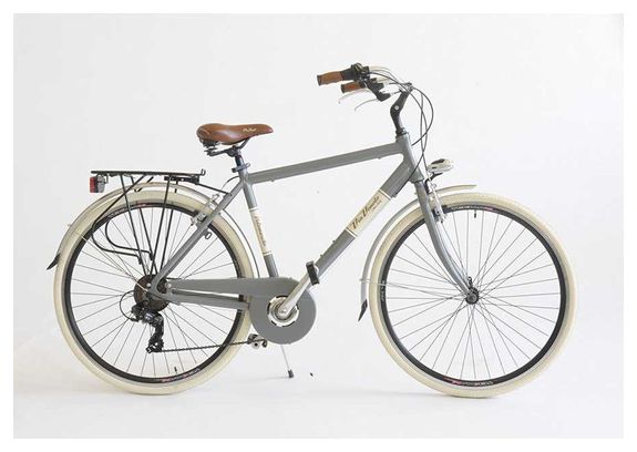 VELO VIA VENETO 605A 28  6V. HOMME 58 gris