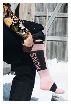 Mons Royale Atlas Merino Snow Pink Unisex Sokken