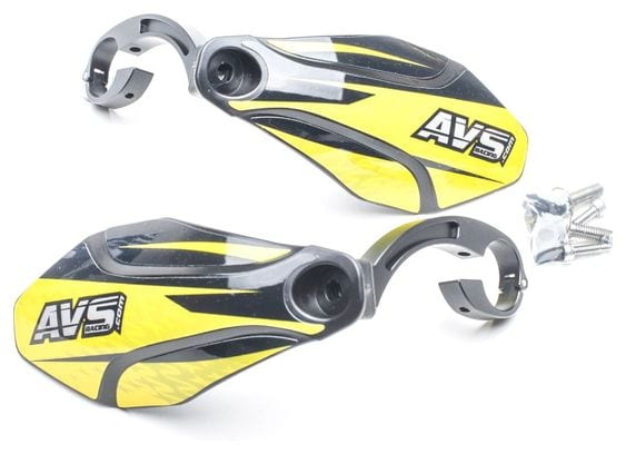AVS Hand Protector Yellow/Black Deco Kit