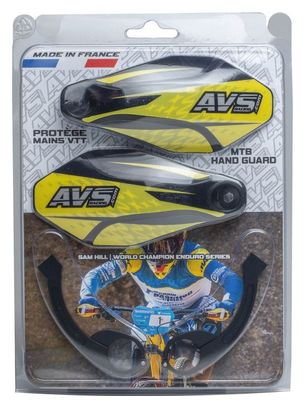 AVS Hand Protector Yellow/Black Deco Kit