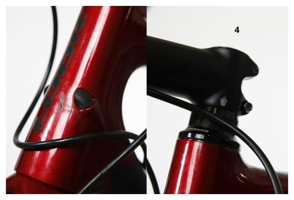 Wiederaufbereitetes Produkt - Look 785 Huez Interference Road Bike Sram Rival AXS 12V Black Mat/Red Glossy 2022 M