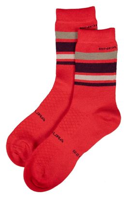 Endura Baabaa Stripe Red sock