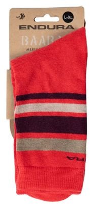 Endura Baabaa Stripe Red sock