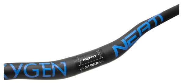 Neatt Oxygen Carbon Stuur 780mm 31.8mm Zwart Blauw