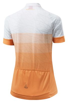 Maillot cycliste Loeffler à manches courtes avec maillot de vélo HZ Lively Vent Papaya-Orange