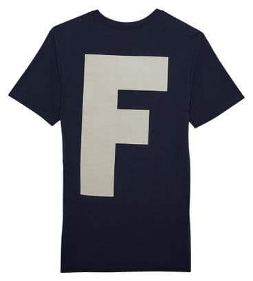 T-Shirt Manches Courtes Fox Big F Bleu