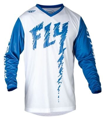 Fly Racing F-16 Maglia a maniche lunghe MTB Blu/Bianco Bambino