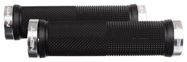 NEATT Paar RACE Grips Black Silver