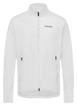 Gore Wear Concurve Windbreaker Running Jacket for Men, White
