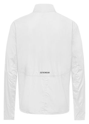 Gore Wear Concurve Windbreaker Running Jacket for Men, White