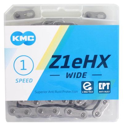 KMC Chaîne de vélo Z1Ehx 1/8 Wide Ept 112 maillons
